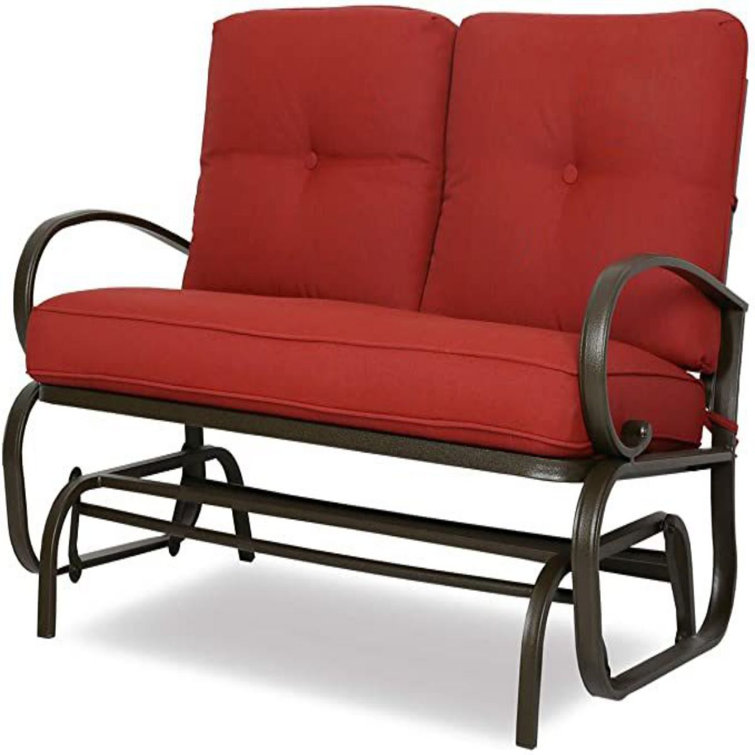 Red Barrel Studio® Steel Glider Bench Wayfair